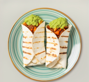 fajitas rellenas de carne